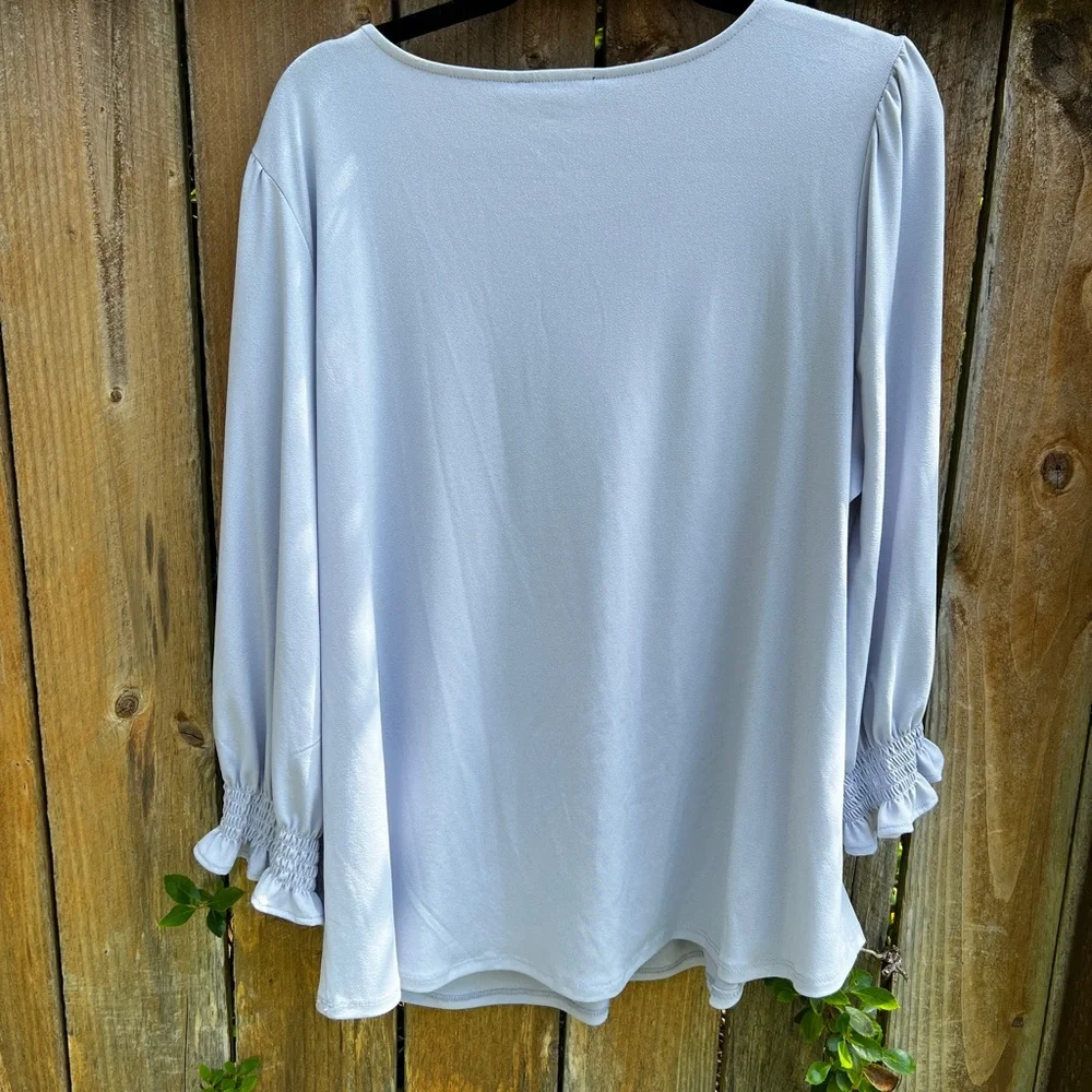 1X lilac gray Adrianna papell - Picture 5 of 5